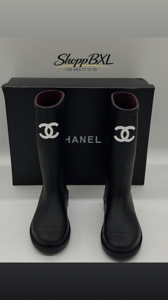 Chanel-laarzen, Kleding | Dames, Schoenen, Nieuw, Regenlaarzen, Zwart, Ophalen of Verzenden