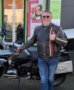 Leder retro motovest, Motoren, Kleding | Motorkleding, Heren, Triumph, Jas | leer, Ophalen of Verzenden