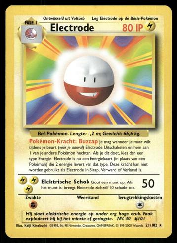 Electrode 21/102 - Base beschikbaar voor biedingen
