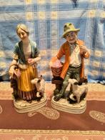 Beeldjes van boerenkoppeltje (boer & boerin)(31cm), Ophalen, Zo goed als nieuw, Mens
