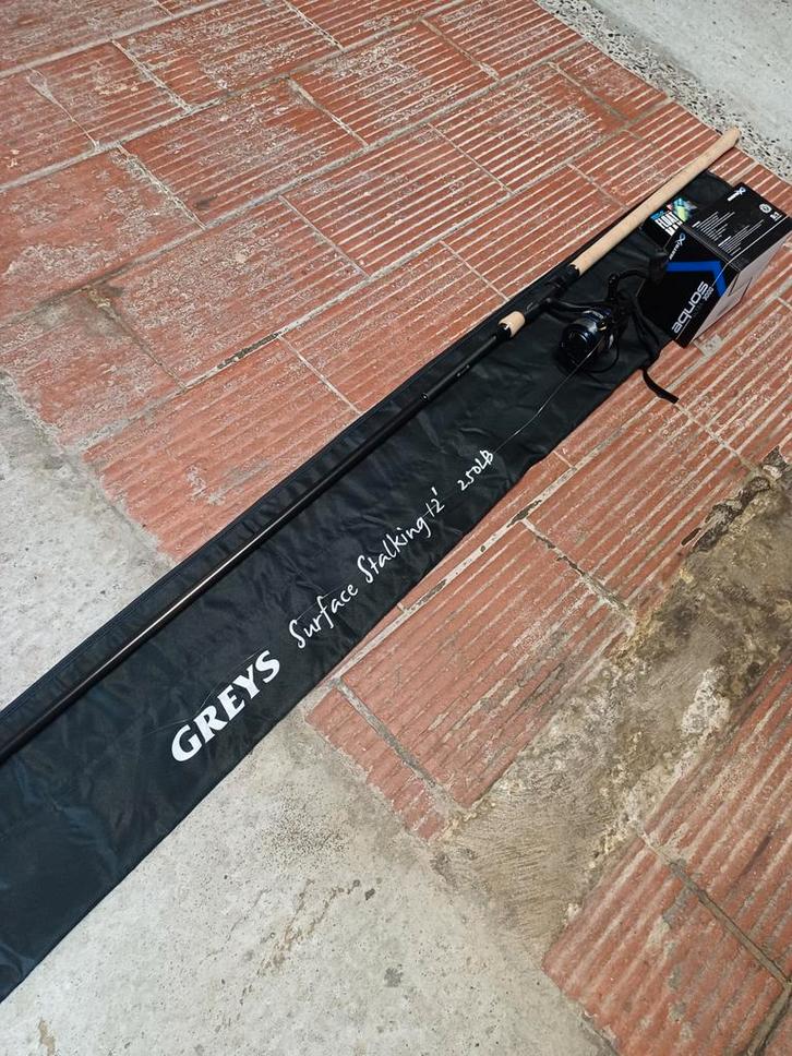 Werphengel Greys en molen Matrix, Watersport en Boten, Hengelsport | Algemeen, Ophalen