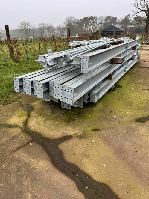 Metalen constructie 16m x 10m, Doe-het-zelf en Bouw, Metalen, Zo goed als nieuw, Ophalen