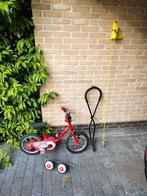 bTwin Kinderfiets 14" met toebehoren, Fietsen en Brommers, Fietsen | Driewielers, Ophalen, Gebruikt, B-Twin, Duwstang