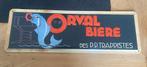 Plaque Orval métal relief 50/17cm neuve, Verzamelen, Zo goed als nieuw