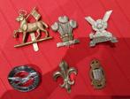 Britse cap badges wo2 40-45, Ophalen of Verzenden