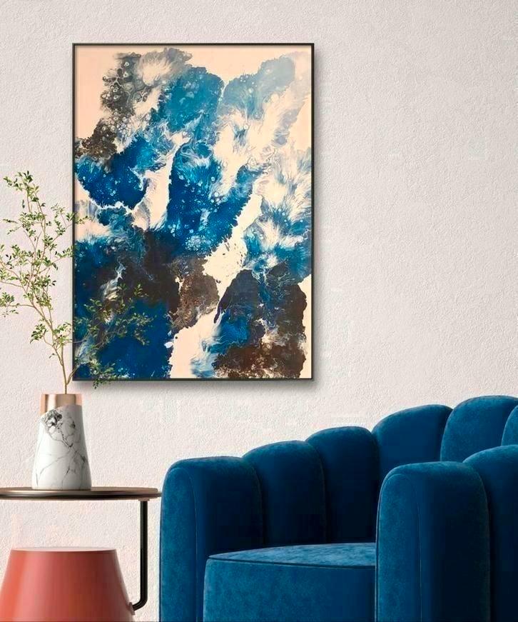 Blue 2You, Antiek en Kunst, Kunst | Schilderijen | Abstract, Ophalen