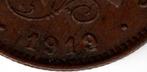 België : 2 Centimes 1919/4 Overslag Morin 315a Ref 14995, Postzegels en Munten, Munten | België, Ophalen of Verzenden, Brons, Losse munt