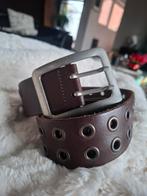 Tom Tailor 105cm grote bruine leren riem, Kleding | Heren, Riemen en Ceintuurs, 95 tot 105 cm, Bruin, Echt leder, Ophalen of Verzenden