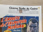 l'enquête de l'inspecteur Morgan de 1961, Collections, Posters & Affiches, Cinéma et TV, Utilisé, Envoi