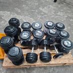 Rubber Dumbells Set 12 kilo tot 34 kilo. Nette Staat, Sport en Fitness, Ophalen