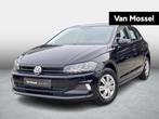 Volkswagen Polo 1.0 Trendline, Auto's, Voorwielaandrijving, Gebruikt, Zwart, Bedrijf