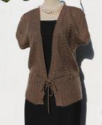 Cute Talking French M bruin vest, Kleding | Dames, Truien en Vesten, Maat 38/40 (M), Bruin, Ophalen of Verzenden, Zo goed als nieuw