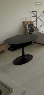Ronde tafel zwart, Huis en Inrichting, Ophalen, Zo goed als nieuw