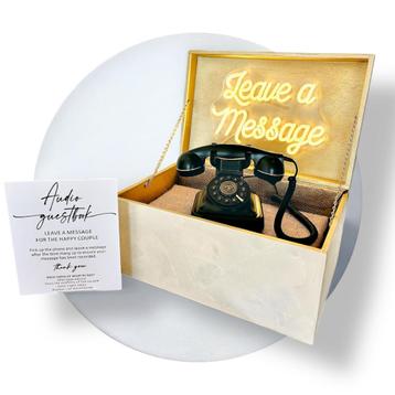 Audio Gastenboek Black&Gold beschikbaar voor biedingen