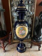 Zeer grote handgeschilderd vaas mzt bloemen, Enlèvement