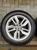 18 INCH 235/60 R18 Q5 VELGEN - MICHELIN ZOMERBANDEN, Auto-onderdelen, Ophalen, 18 inch, Velg(en), 235 mm