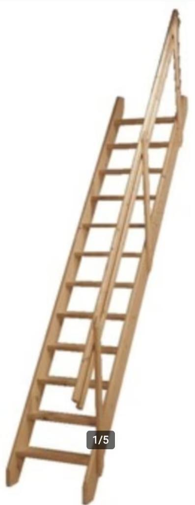 zoldertrap/werftrap, molenaarstrap, keldertrap, Doe-het-zelf en Bouw, Ladders en Trappen, Gebruikt, Trap, Ophalen