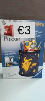 Pokemon Pikachu 3D puzzel, Ophalen of Verzenden, Zo goed als nieuw