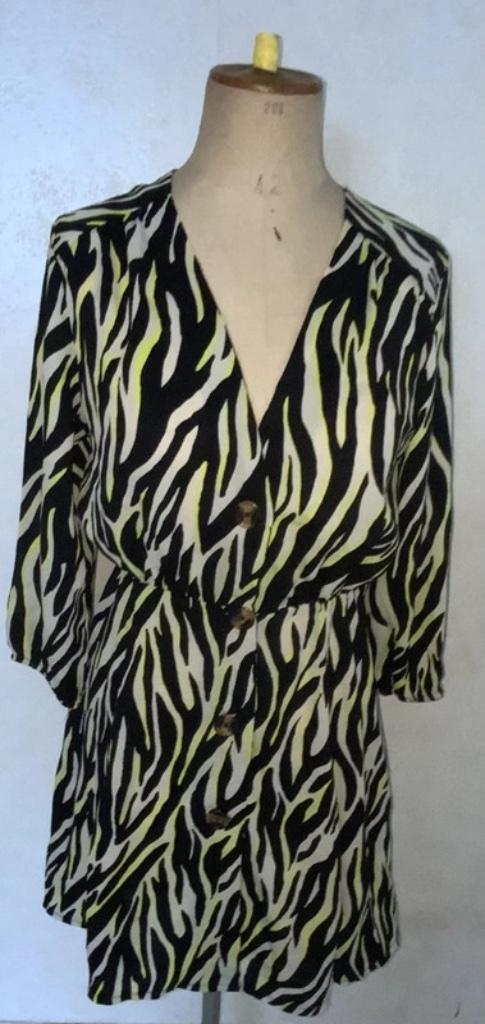 Jurkje met zebraprint van Costes, Verzenden, Wit, Zo goed als nieuw, Costes