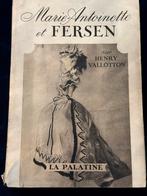 Marie-Antoinette et FERSEN, Ophalen of Verzenden, Gelezen