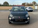 Mooie Fiat 500 cabrio met weinig kilometers, Auto's, Euro 5, Stof, Cabriolet, Zwart