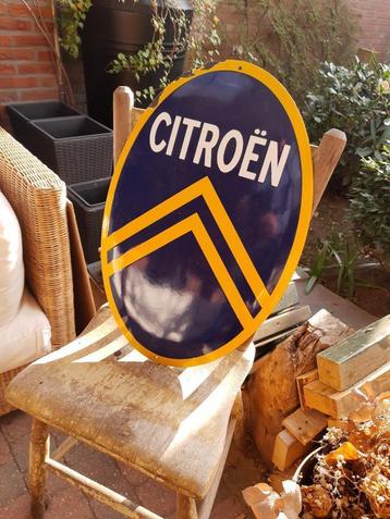 Emaille reclamebord bord citroen  beschikbaar voor biedingen