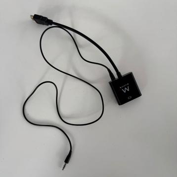 VGA naar HDMI adapter (met audio) beschikbaar voor biedingen