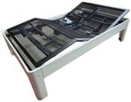 Auping bed Auronde, wit, 120x200, incl. Elektrische bodem, Huis en Inrichting, Slaapkamer | Bedden, Ophalen, Verstelbaar, Klassieker onder de design bedden