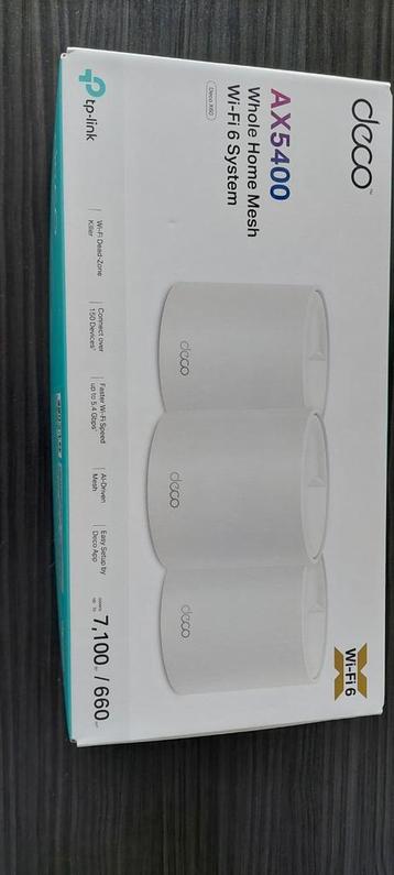 Whole home mesh WiFi 6 systemen AX5400 van TP-link, Informatique & Logiciels, Enlèvement, Comme neuf, TP-Link