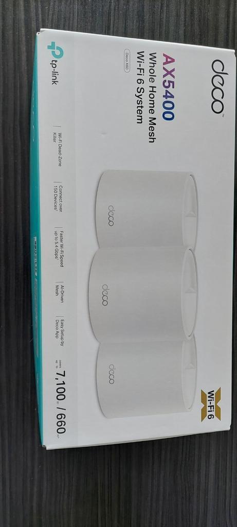 Whole home mesh WiFi 6 systemen AX5400 van TP-link, Computers en Software, WiFi-versterkers, Zo goed als nieuw, Ophalen