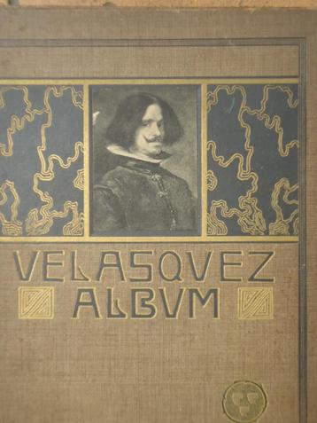 antiek kunstboek VELASQUEZ ALBUM  Berlin Globus Verlag 1905 