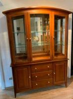 Vitrine bibliothèque merisier, Maison & Meubles, 200 cm ou plus, Avec tablette(s), Comme neuf, Autres essences de bois