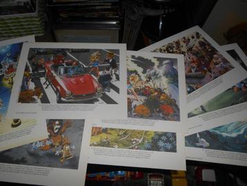 Lot de 8 ex libris Olivier Rameau, Enlèvement ou Envoi