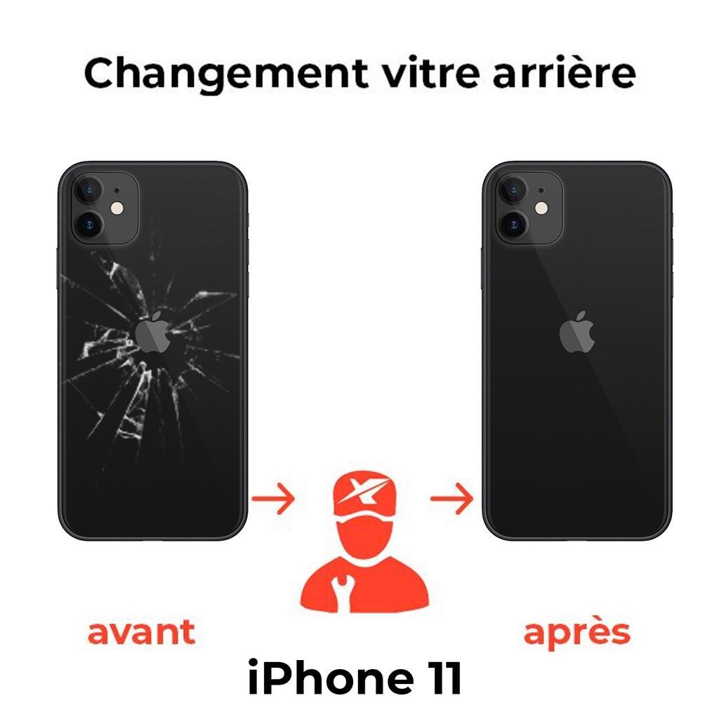 Remplacement vitre arrière APPLE iPhone 11