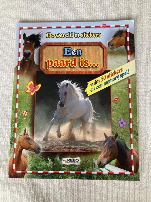 De wereld in stickers Een paard is 50 stickers Strip, Hobby & Loisirs créatifs, Autocollants & Images, Comme neuf, Autocollants et Photos