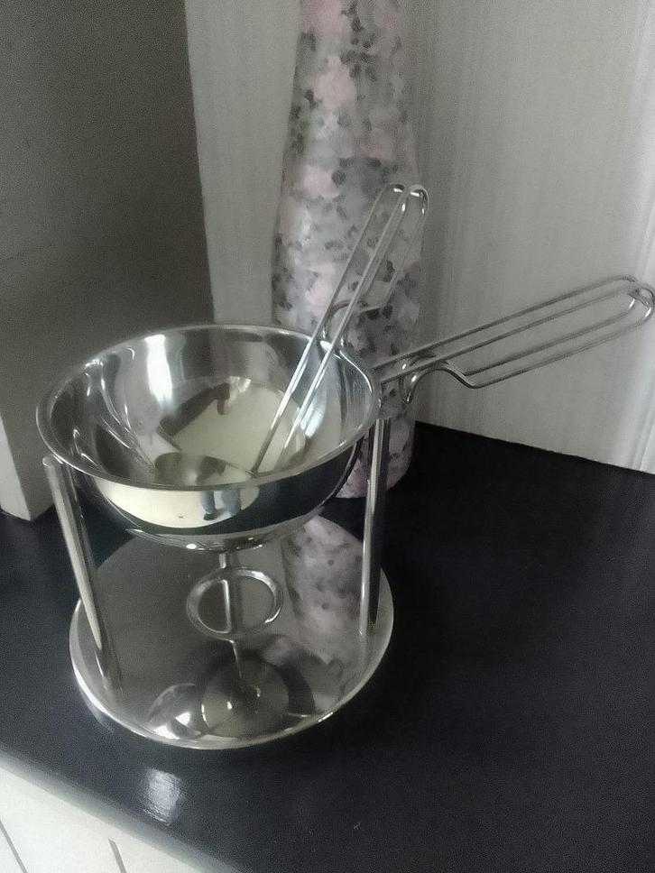 saucière inox vintage, design conçu par Bent Falk en 1991, Huis en Inrichting, Keuken | Servies, Zo goed als nieuw, Overige typen