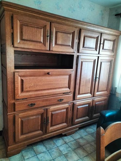 Eikenhouten eetkamer in onberispelijke staat, Huis en Inrichting, Kasten | Buffetkasten, Zo goed als nieuw, Eikenhout, Ophalen