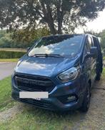 Ford transit custom dubbele cabine, Auto's, Euro 6, Blauw, Grijs, Particulier