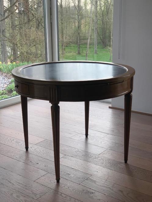 Mahoniehouten bouillotte tafel 19de eeuw, Antiek en Kunst, Antiek | Meubels | Tafels, Ophalen