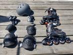 Inline skates rolschaatsen maat 29-32 + helm + bescherming, Kinderen en Baby's, Ophalen, Verstelbaar, Kinderen, Zo goed als nieuw