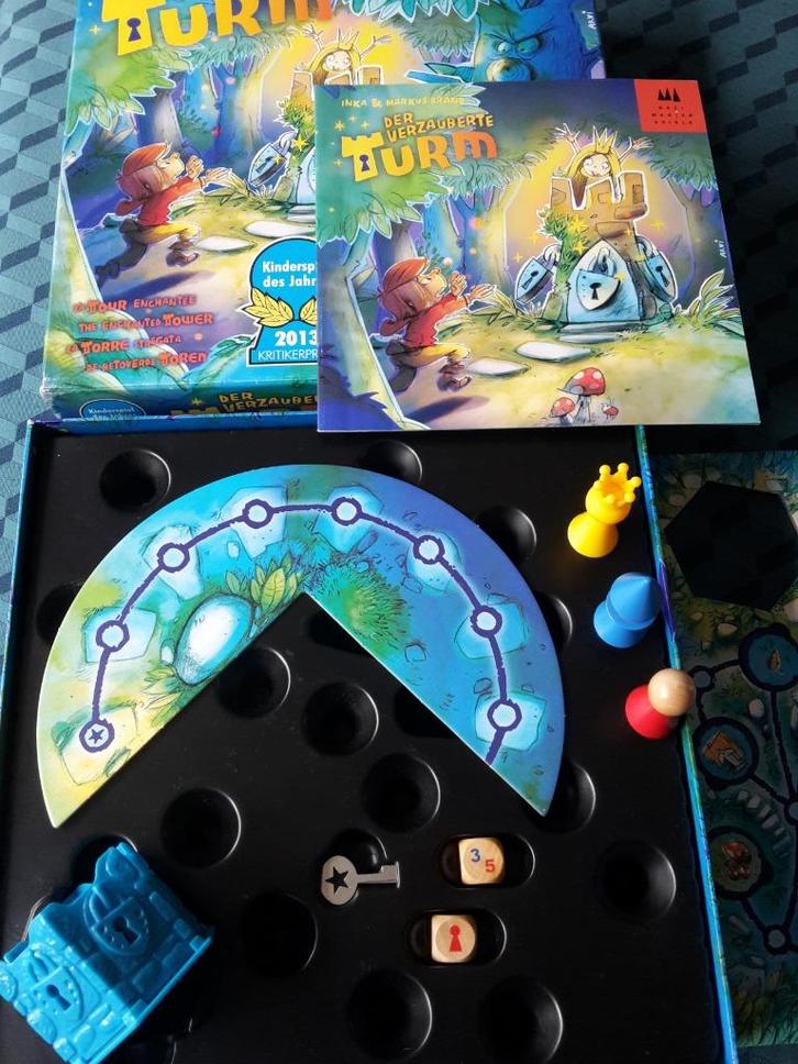 Nieuw kinderspel De Betoverde Toren, 2-4 spelers, 5+, Hobby en Vrije tijd, Gezelschapsspellen | Bordspellen, Zo goed als nieuw