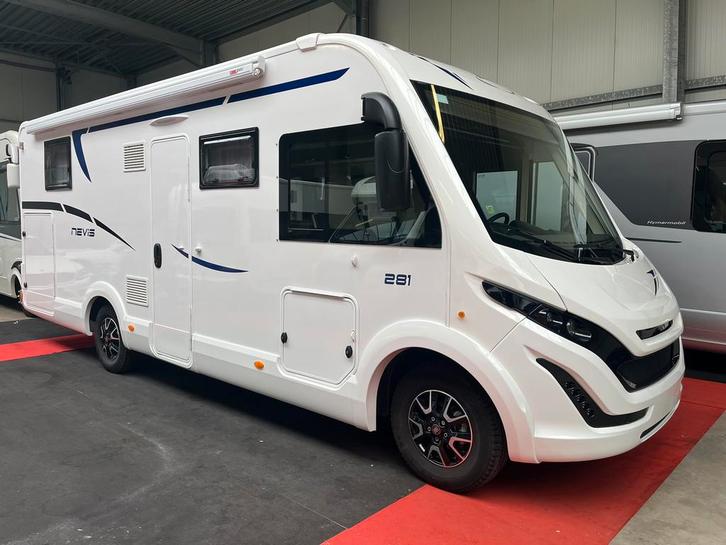 Mc louis nevis 281, Caravans en Kamperen, Mobilhomes, Bedrijf, Fiat, TV, Luifel, Ophalen