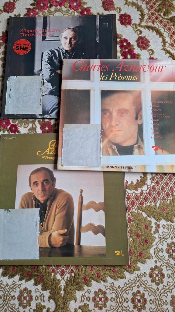 LP Charles Aznavour 1 euro per LP naar keuze, Cd's en Dvd's, Vinyl | Pop, Gebruikt, 1960 tot 1980, 12 inch, Ophalen of Verzenden