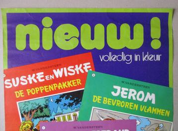 Raamposter/affiche Suske en Wiske februari 1974 Vandersteen beschikbaar voor biedingen