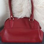 Sac en cuir rouge Mazarin, Handtassen en Accessoires, Tassen | Damestassen, Ophalen, Gebruikt, Rood, Handtas