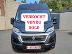 Fiat DUCATO2.3 L3 H2 *3 ZITPLAATS TREKHAAK NAVI AIRCO*, Voorwielaandrijving, 4 deurs, Stof, Gebruikt