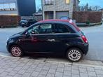 Fiat 500c 2016, Auto's, Fiat, Cabriolet, Zwart, Handgeschakeld, Particulier