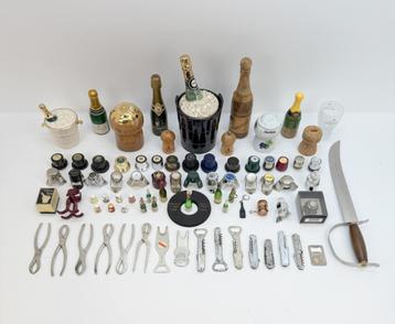 Verzameling champagne attributen beschikbaar voor biedingen