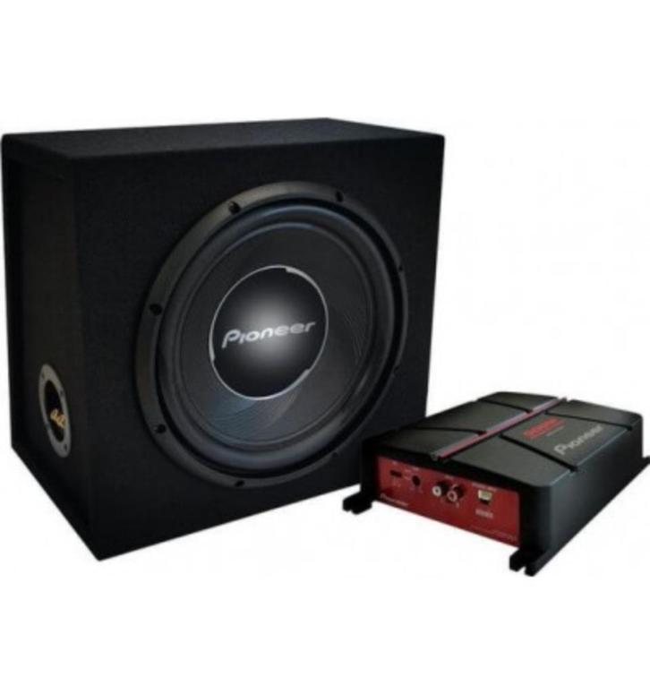 Pioneer GXT-3730B subwoofer set compleet, Auto diversen, Autospeakers, Nieuw, Ophalen of Verzenden