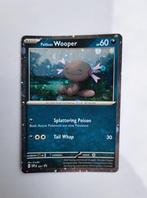 Carte Pokémon Paldean Wooper brillante, Utilisé, Cartes en vrac, Enlèvement ou Envoi